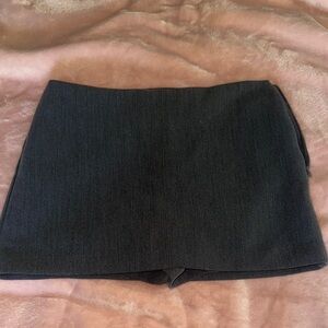 Bershka Grey Mini Skort
